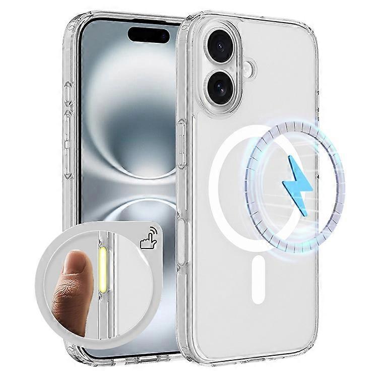 Compatible For iPhone 16 Case Compatible with MagSafe TPU + Acrylic Phone Cover with Camera Control Button