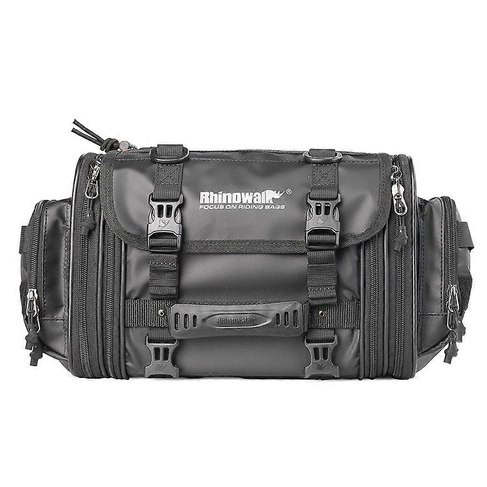 RHINOWALK MT4026 19L Expandable Motorcycle Rear Rack Storage Bag ...