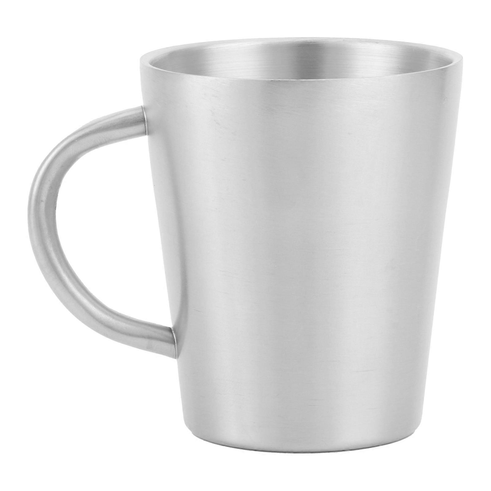 Mug Stainless Steel Double Walled Insulated Coffee Cup with Handle, 12oz, Collapsible Design, Durable Material