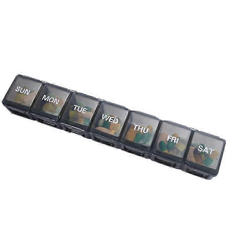 Weekly Pill Organizer (black)