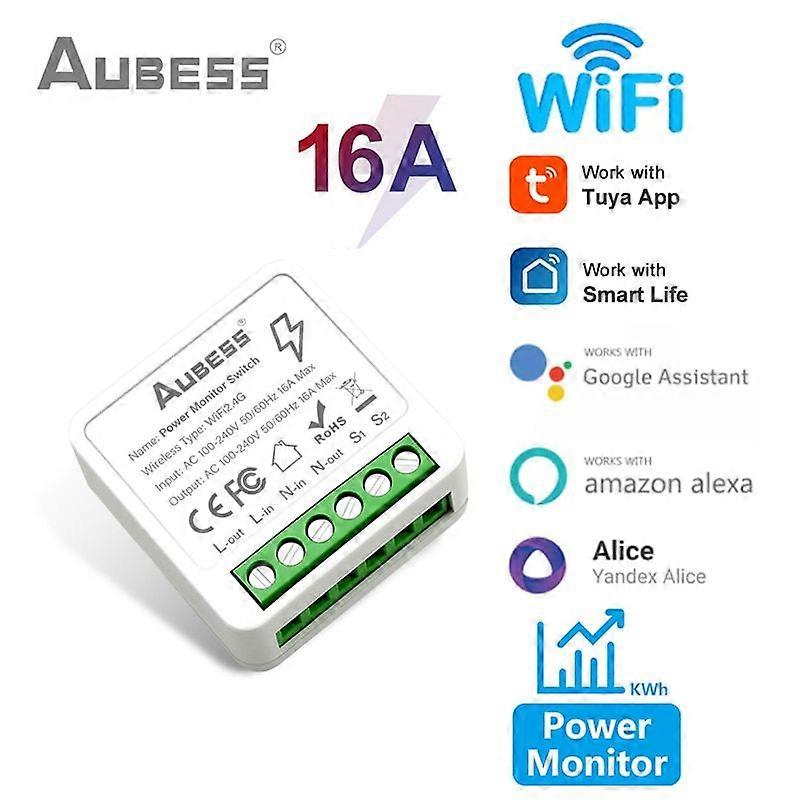 EWeLink 16A Mini Wifi Smart Switch Light 2 Way Module On Off Breaker Wireless