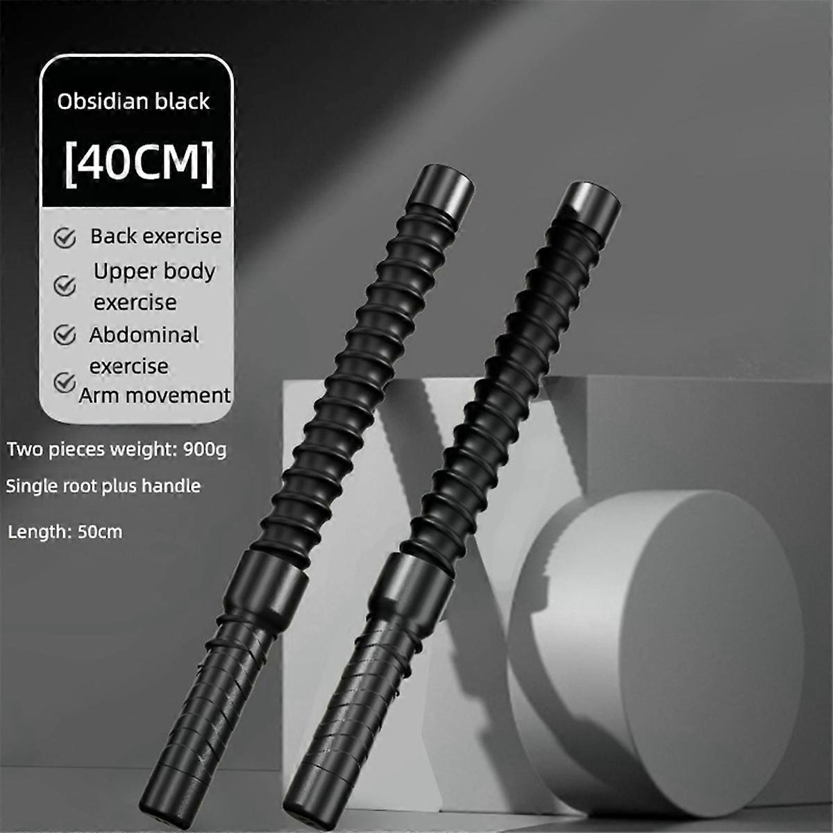 2PC Cordless Battle Rope Gym Fitness Strength Jump Rope Strong Rebound ...