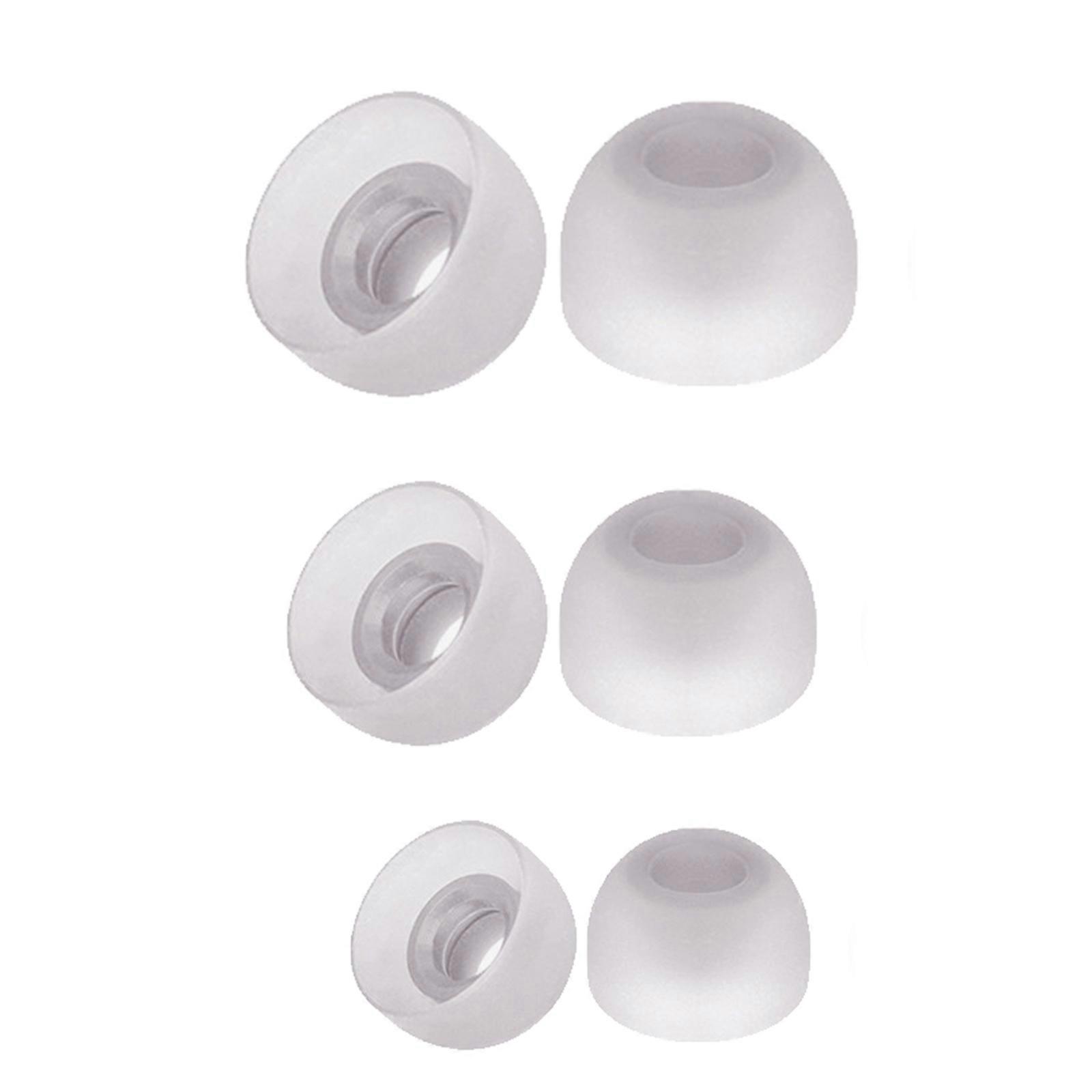 Ear Tip for 200TWS/Beam Earphone Replacement Ear Buds Ear Caps Earplug Eartips for Earbuds, 3Pair  White