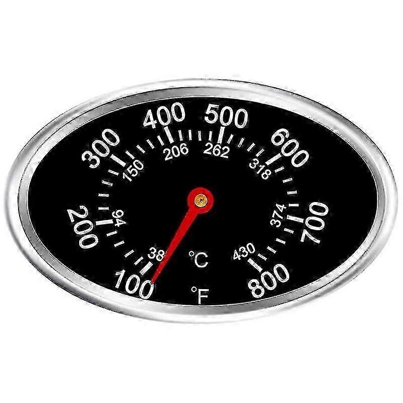 BBQ Grill Lid Thermometer Heat Indicator Replacement Master For
