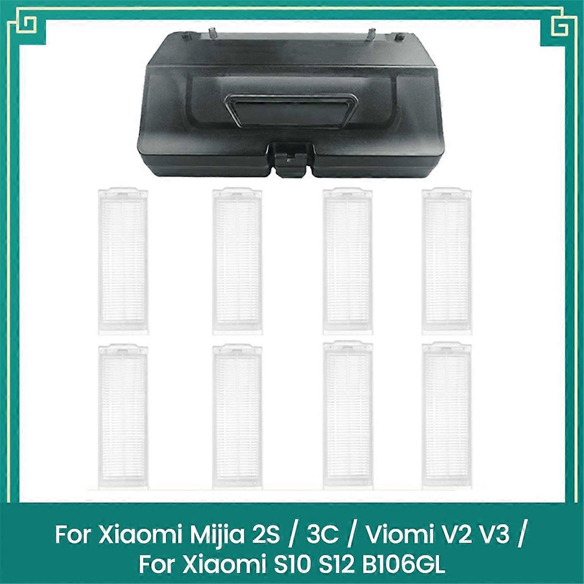 2 in 1 Water Tank Dust Box and Filter for 2S 3C for V2 V3 for S10 S12 Replacement Spare Part