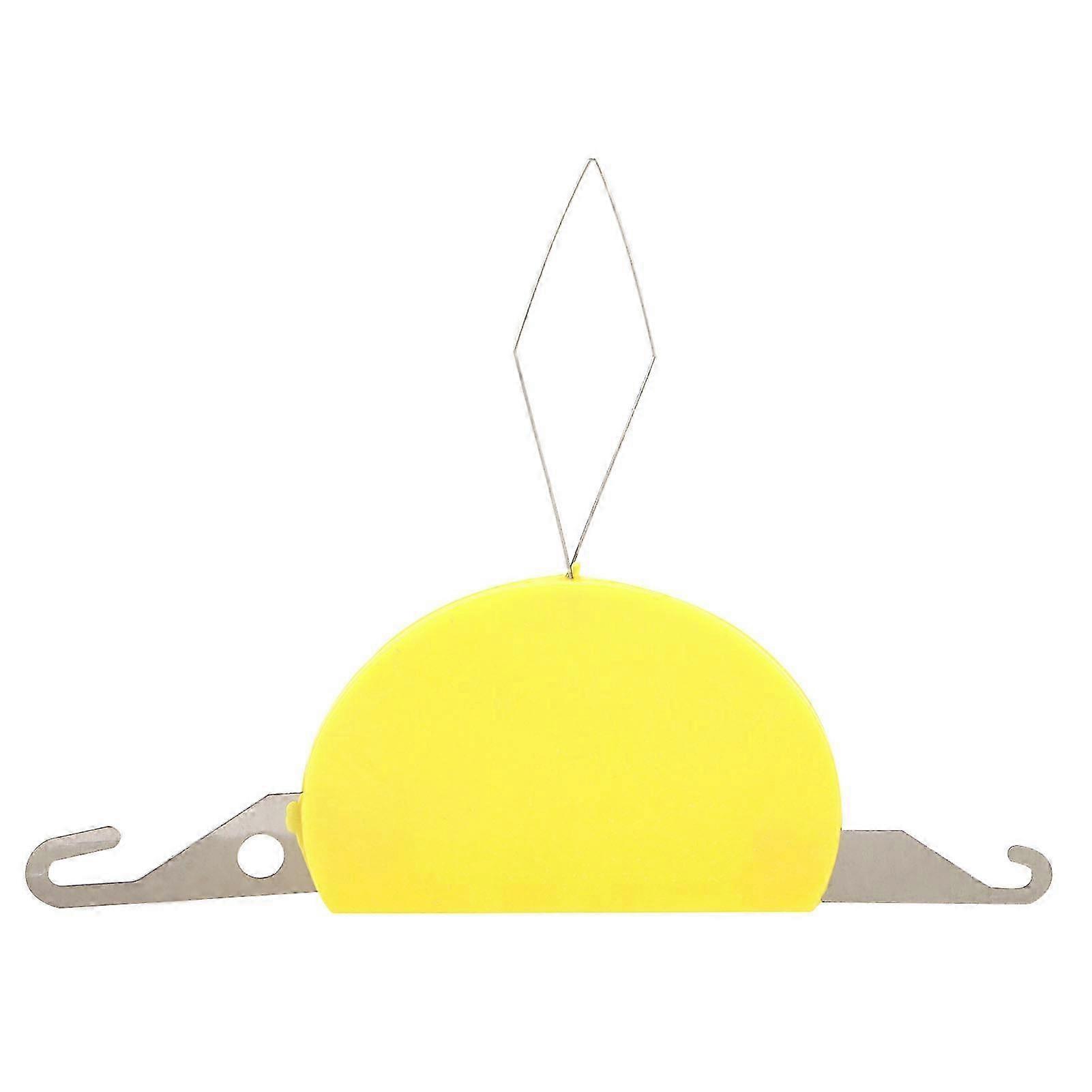 Needle Threader 3 in 1 Coloured Wire Loop DIY Thin Steel Wire Avoid Eye Fatigue Threading Tool for HouseholdYellow