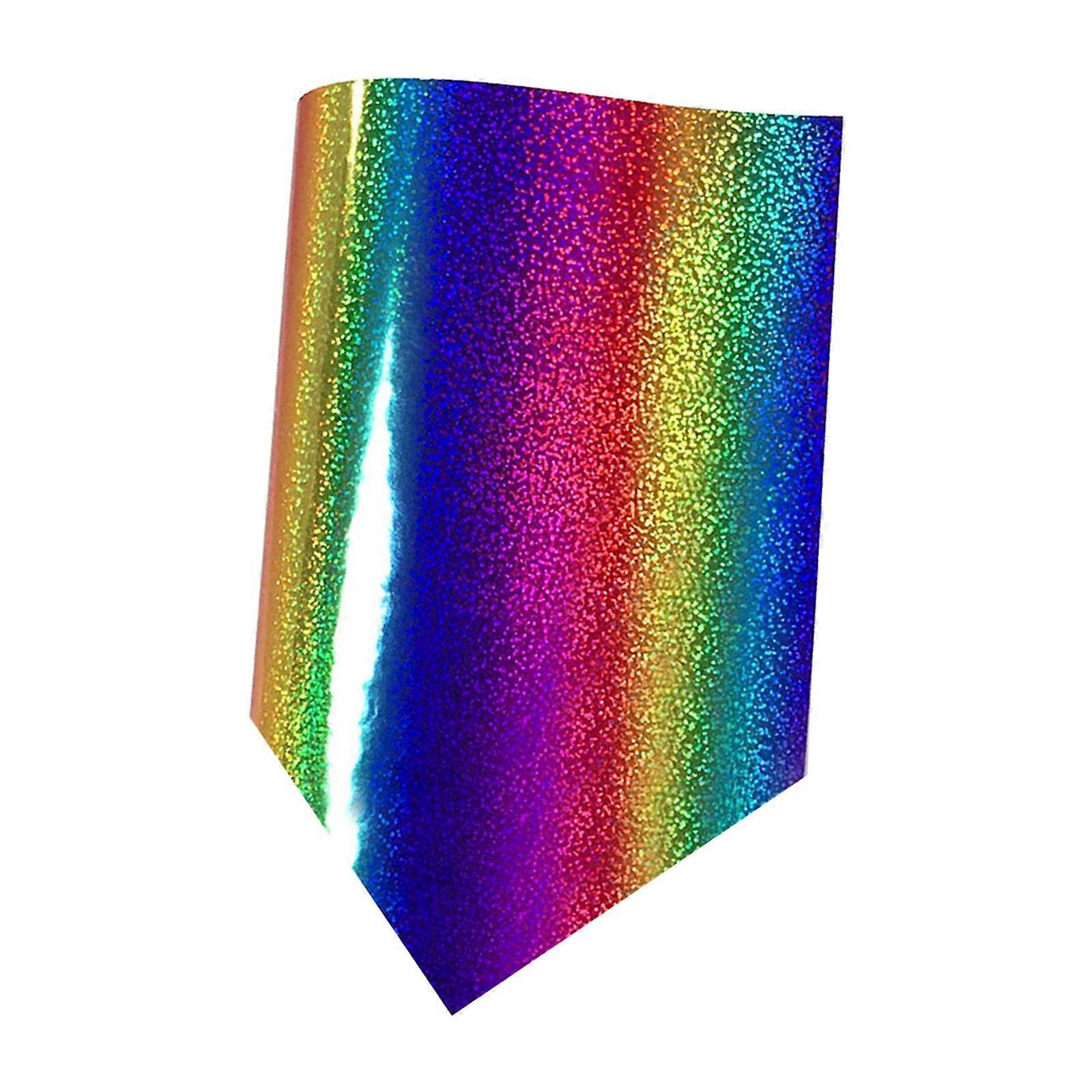 Rainbow Gradient lämmönsiirtovinyyli tee-se-itse-vaatteisiin ja muihin kangashattuihin