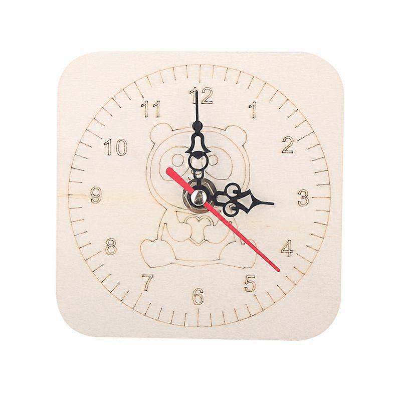 Children's Handmade Clocks at the Beginning of School Students' Knowledge of Science and Technology Small Production Clocks_Special Gift