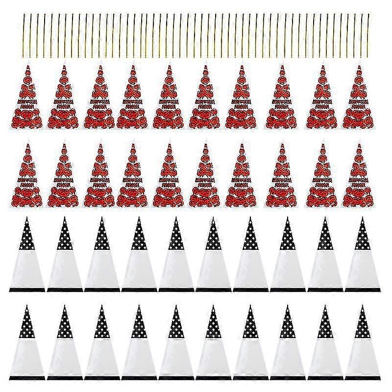 200pcs Cone Candy Bag