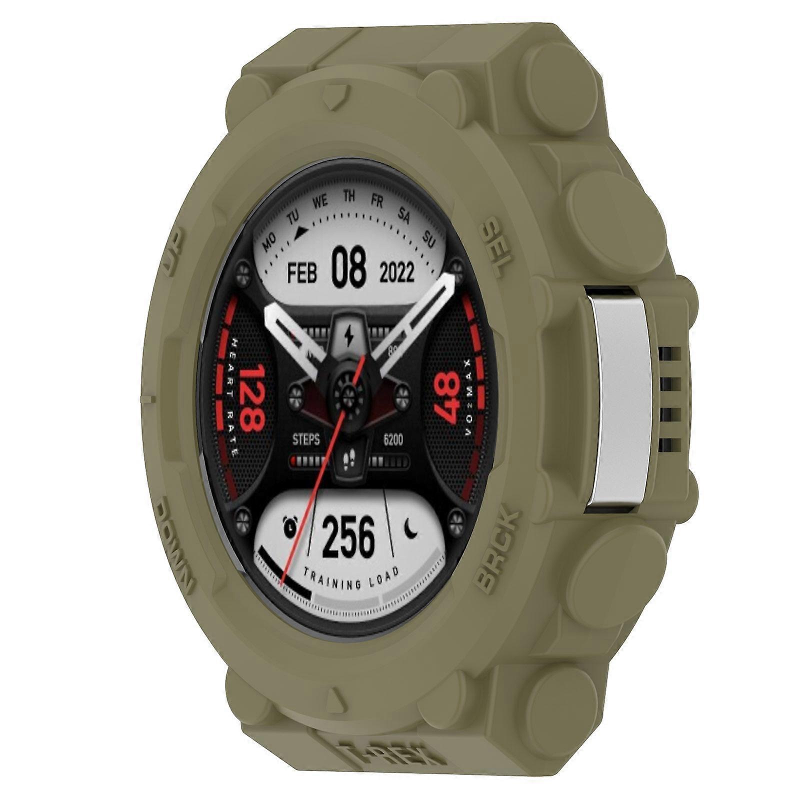 For Amazfit T-Tex 2 Shockproof TPU Protective Watch Case