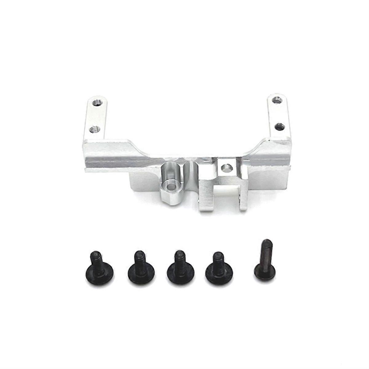 RC Car Upgrade Front Axle Steering Gear Mounting Seat Kit Silver