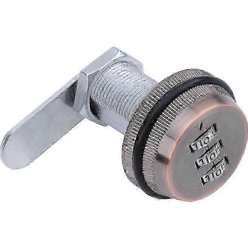 Combination Cam Locks Security Locks Password Coded Lock,red Bronze
