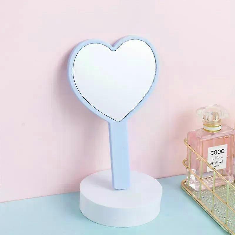 Cherry Heart Handle Mirror Hand in Hand with A Mirror To Carry Around Cute Little Mirror for Girls Dressing Mirror Makeup Mirror