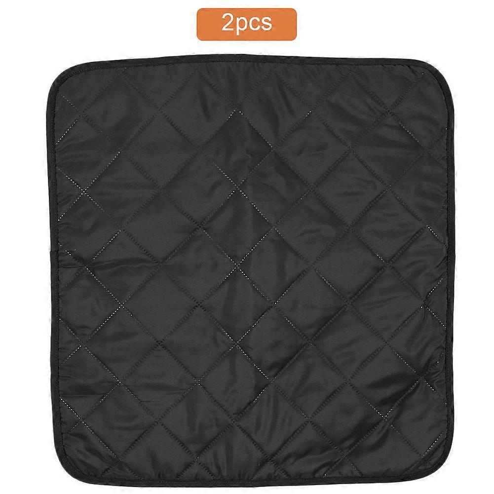 2pcs Multi Functional Reusable Water Absorbent Chair Sofa Wheelchair Cushion(Black )