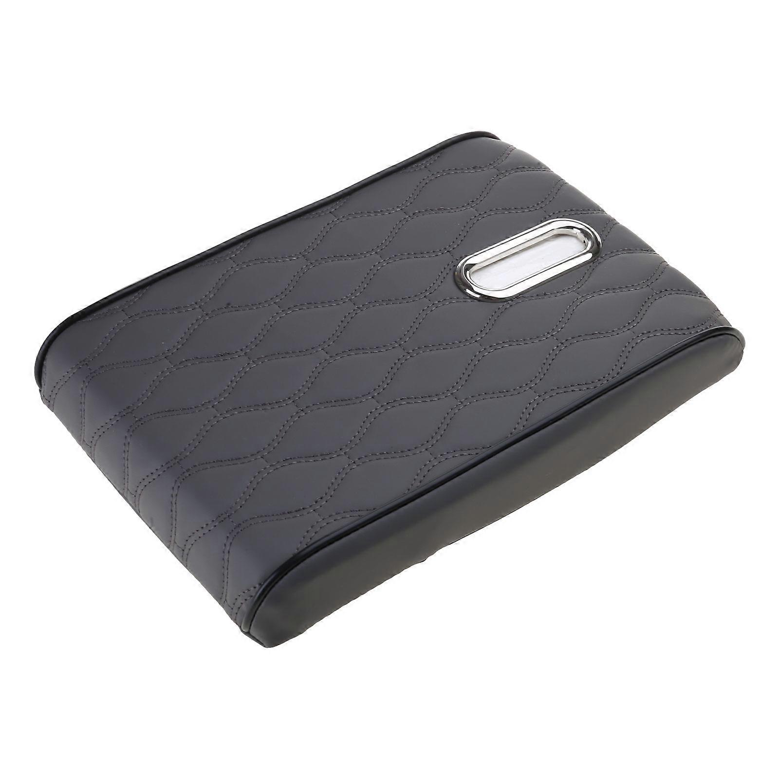 Car Armrest Box Pad Height Increase Support Pad Car Center Console Cushions Pillow Memory Foam Elbow Comfort Pad Gray
