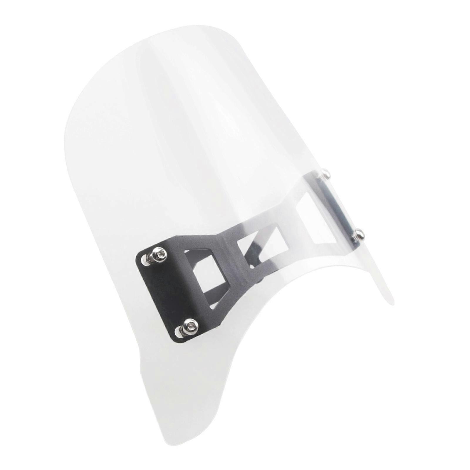 Motorcycle Cruiser Windshield Windscreen with Mounting Kit for CB650R 2018-2020 Clear