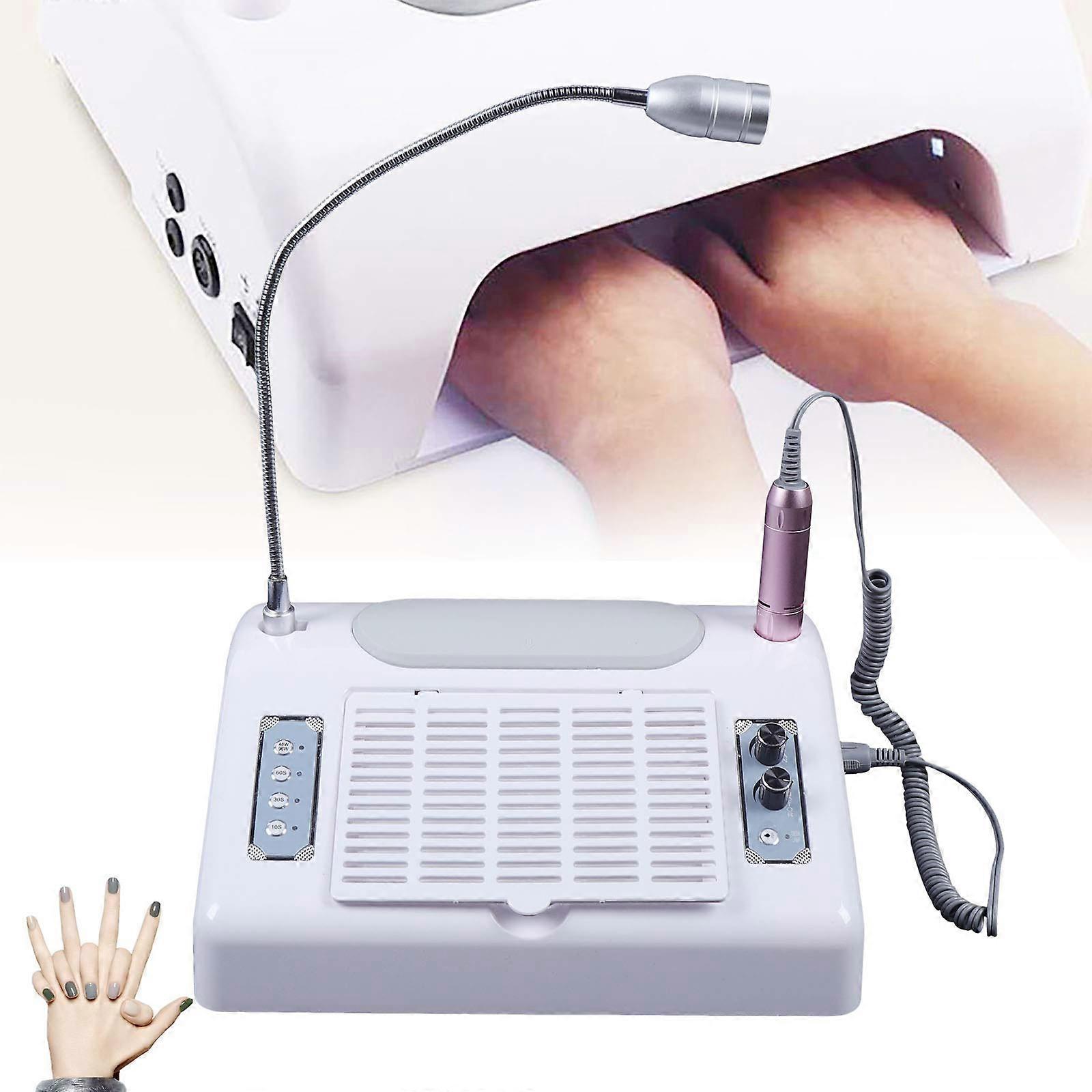 Powerful UV LED Nail Dryer for Home Use, Fast Drying, Portable, Compatible with Gel Polish, 48W Professional Machine