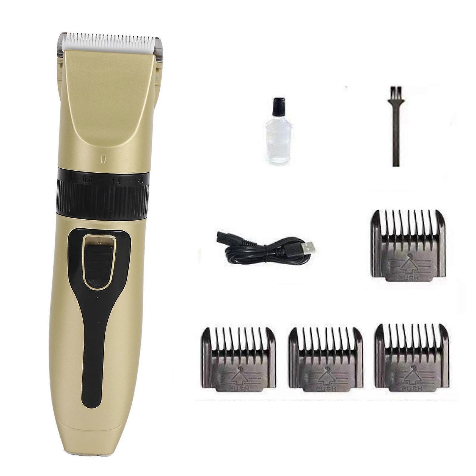Kit de tondeuse à cheveux électrique complet, ensemble professionnel de coupe de cheveux pour la coupe et le toilettage