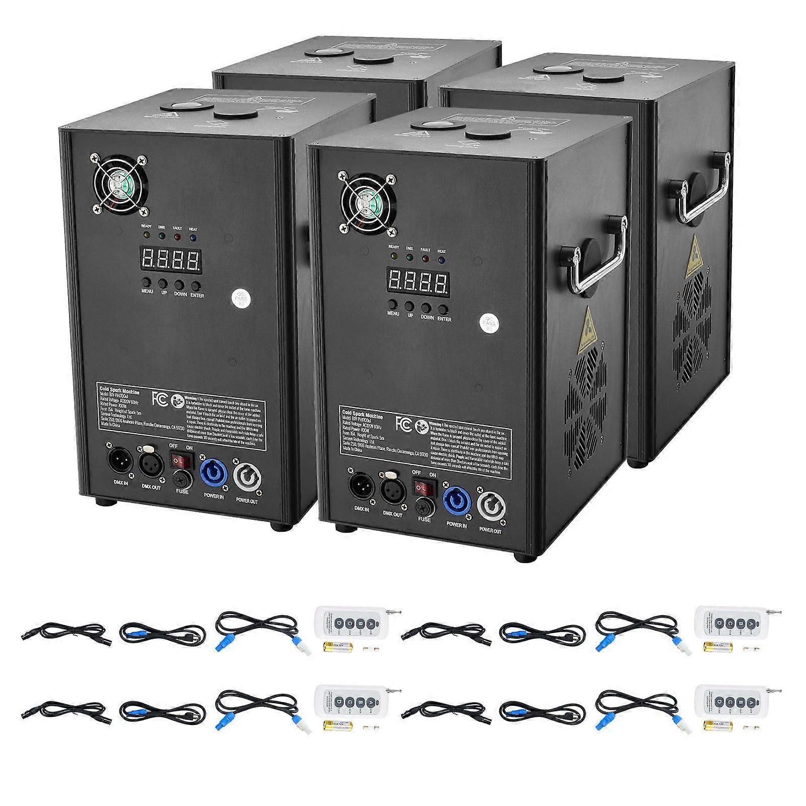 Machine de feux d’artifice Cold Sparkx4 700W 2-5M Scène DJ Fête d’événement de mariage