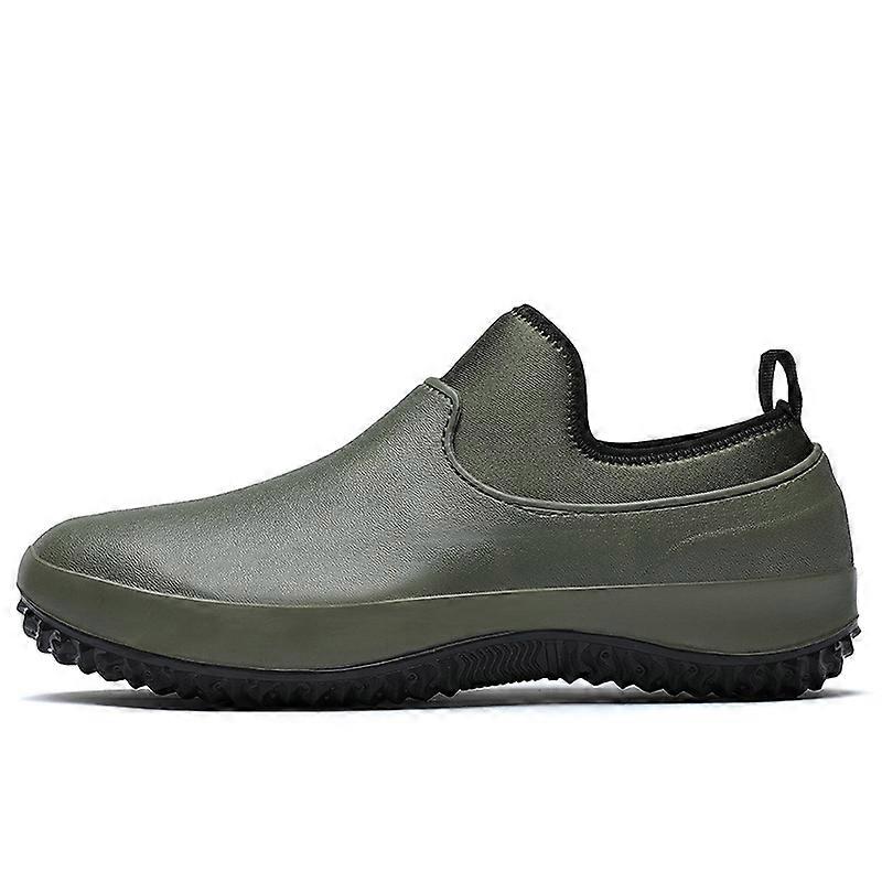 Chef Shoes with Rubber Sole Waterproof Non Slip Slip-on Shoes Rain Boots for Men Women