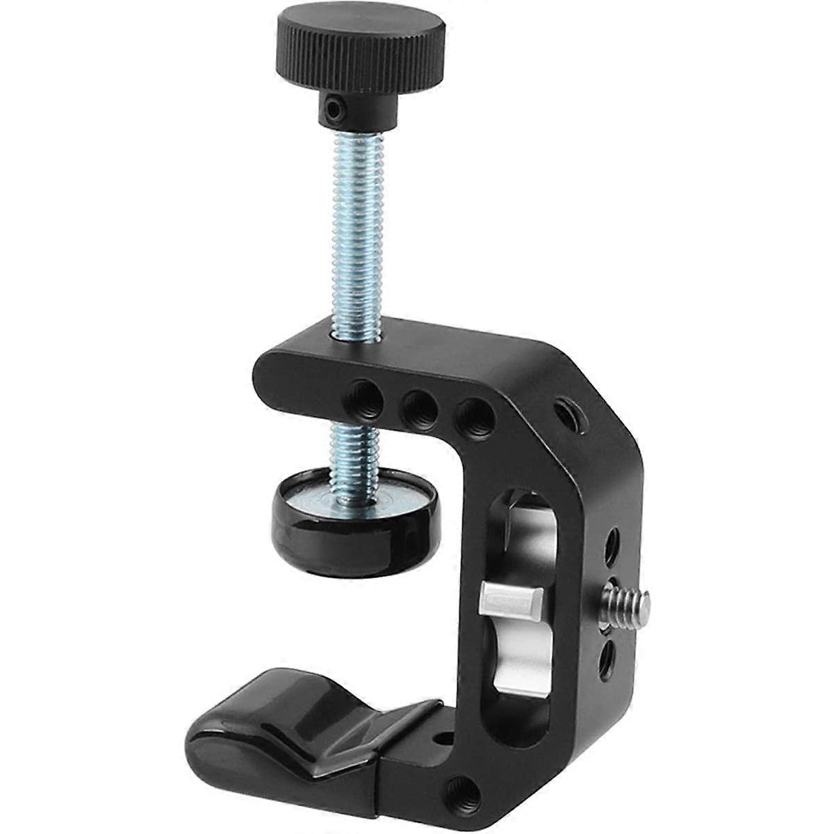 Universal C-Clamp with 1/4' Female Thread, 1/4'-20 Thumbscrew Knob