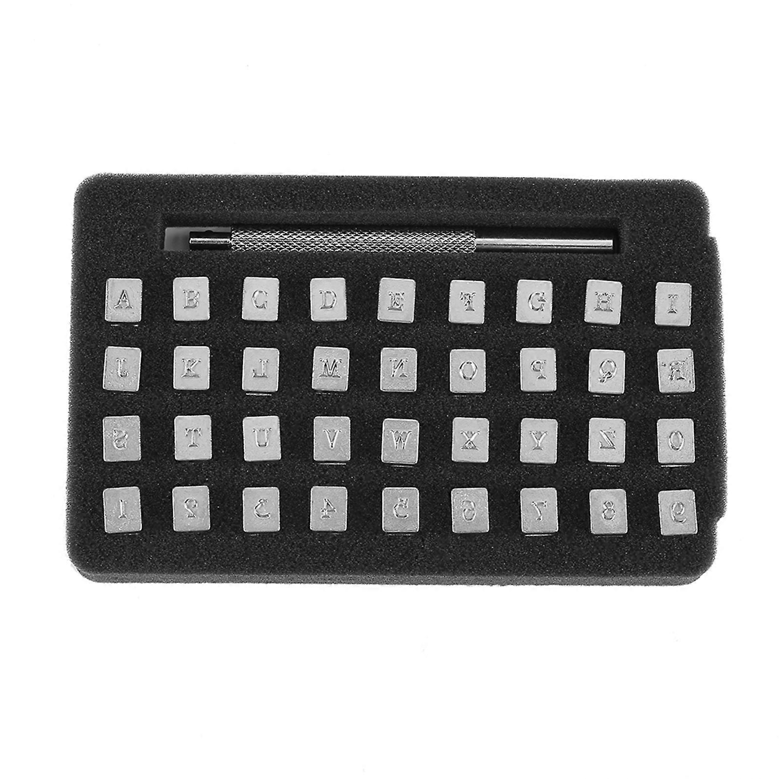 スチールレターナンバースタンパー、レザークラフトツール