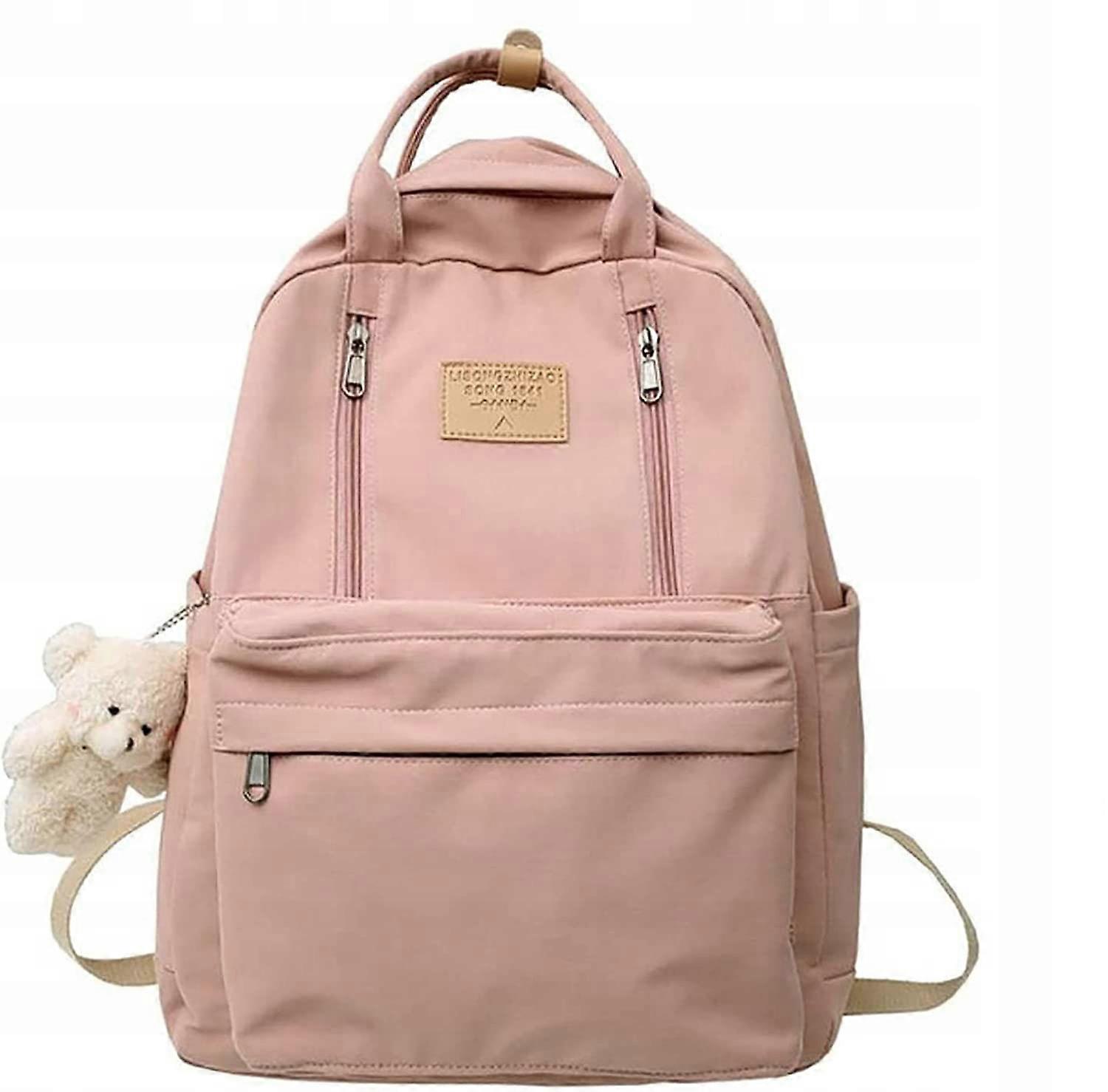Sac à dos scolaire à un compartiment Imiti rose 35 L