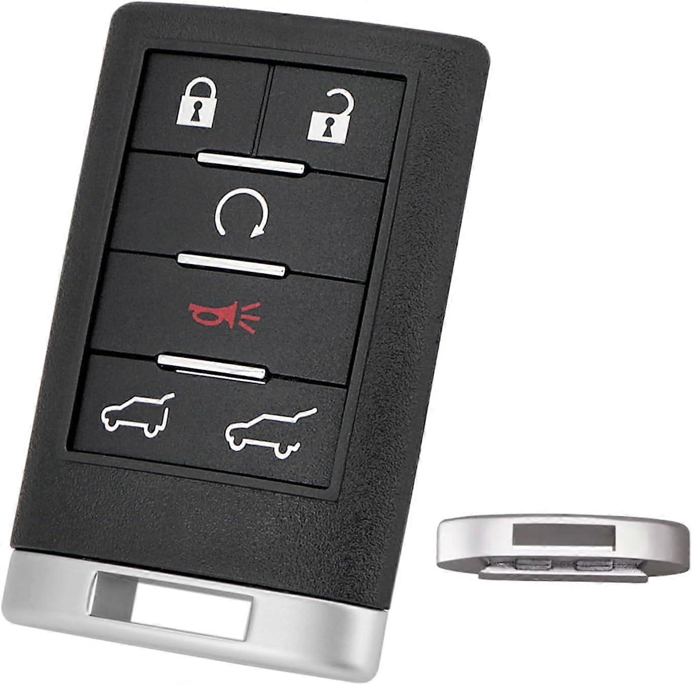 Clé de voiture porte-clés de remplacement à distance pour 2007-2014 Cadillac Escalade Driver 1 2 sans clé