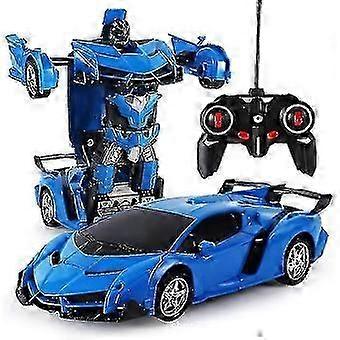 Remote Control Car, 2 In 1 Transformer Robot Car, One Touch Transforming Remote Control Transformers Car Robot