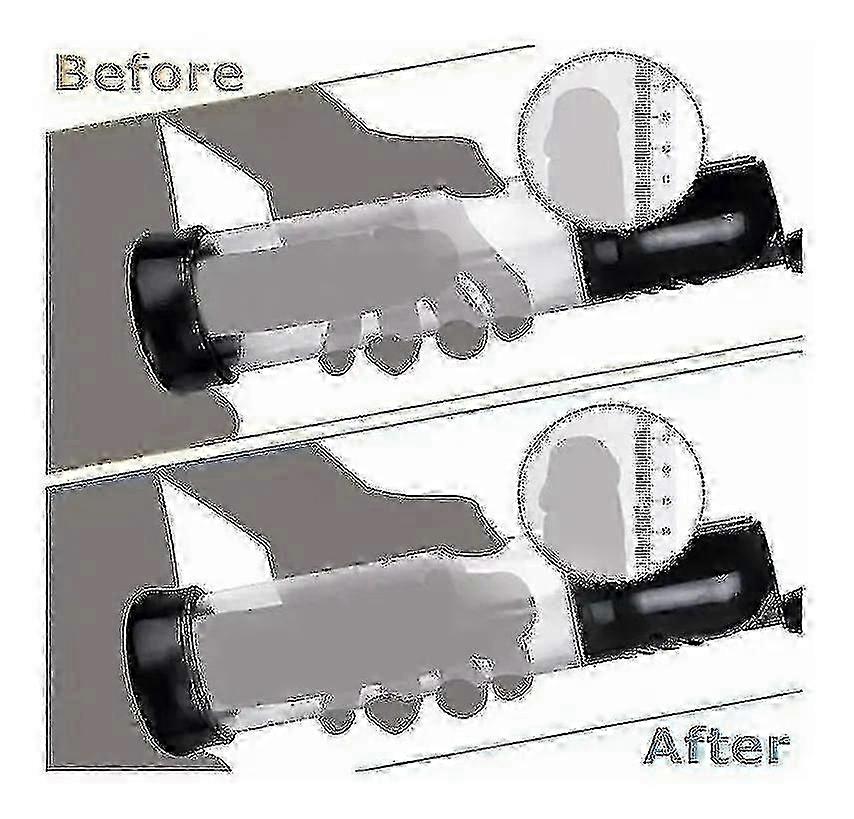 Exerciser for Men with Piston Vacuum Pump Range Extender