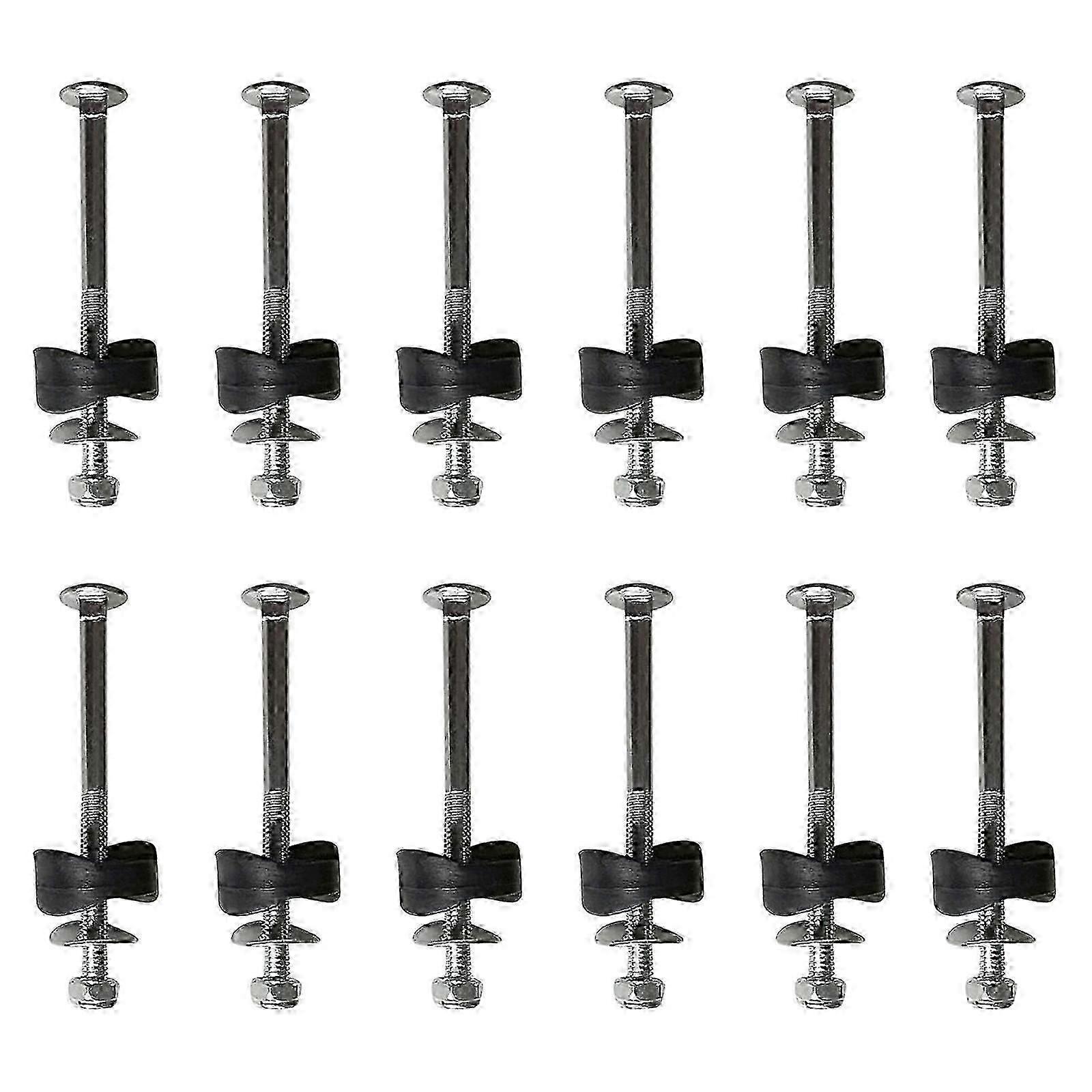 12Pcs Galvanized Steel Trampoline Screws Kits Fixing Accessories