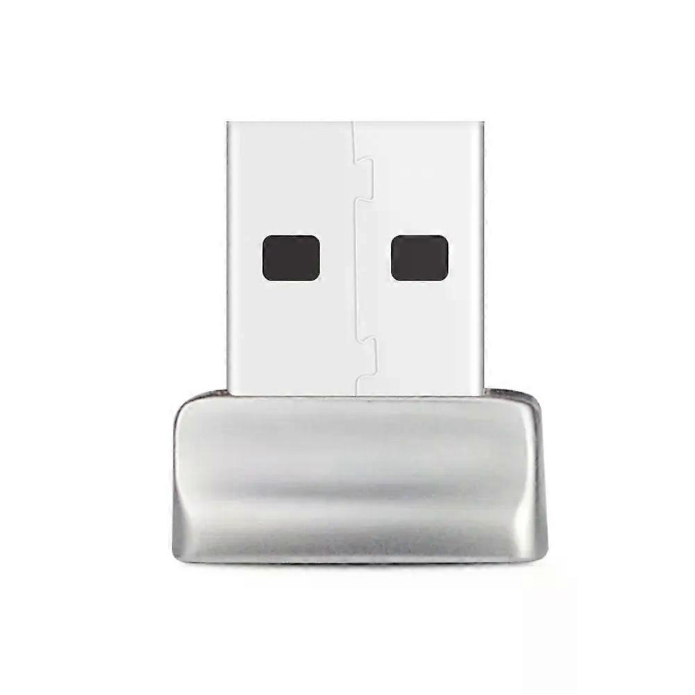 con Metal Fingerprint Reader Password-Free USB Biometric Scanner Padlock Portable Biometrics Security Key Laptop PC for Windows10/11