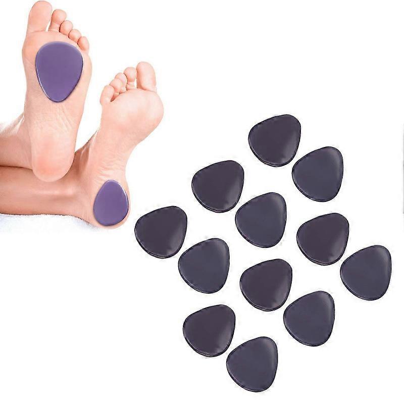 6ペアフォアフットパッドオーバルジェル中足骨パッドパープルワンサイズフットパッドリリーフパッド -