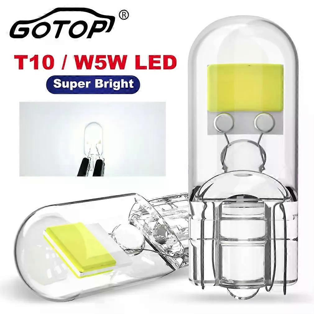 2x W5W T10 LED CANBUS No Error 5W5 DC 12V 6000K 194 168 LED Car Interior Map Dome Lights Auto Signal Lamp Bulb White Amber Red