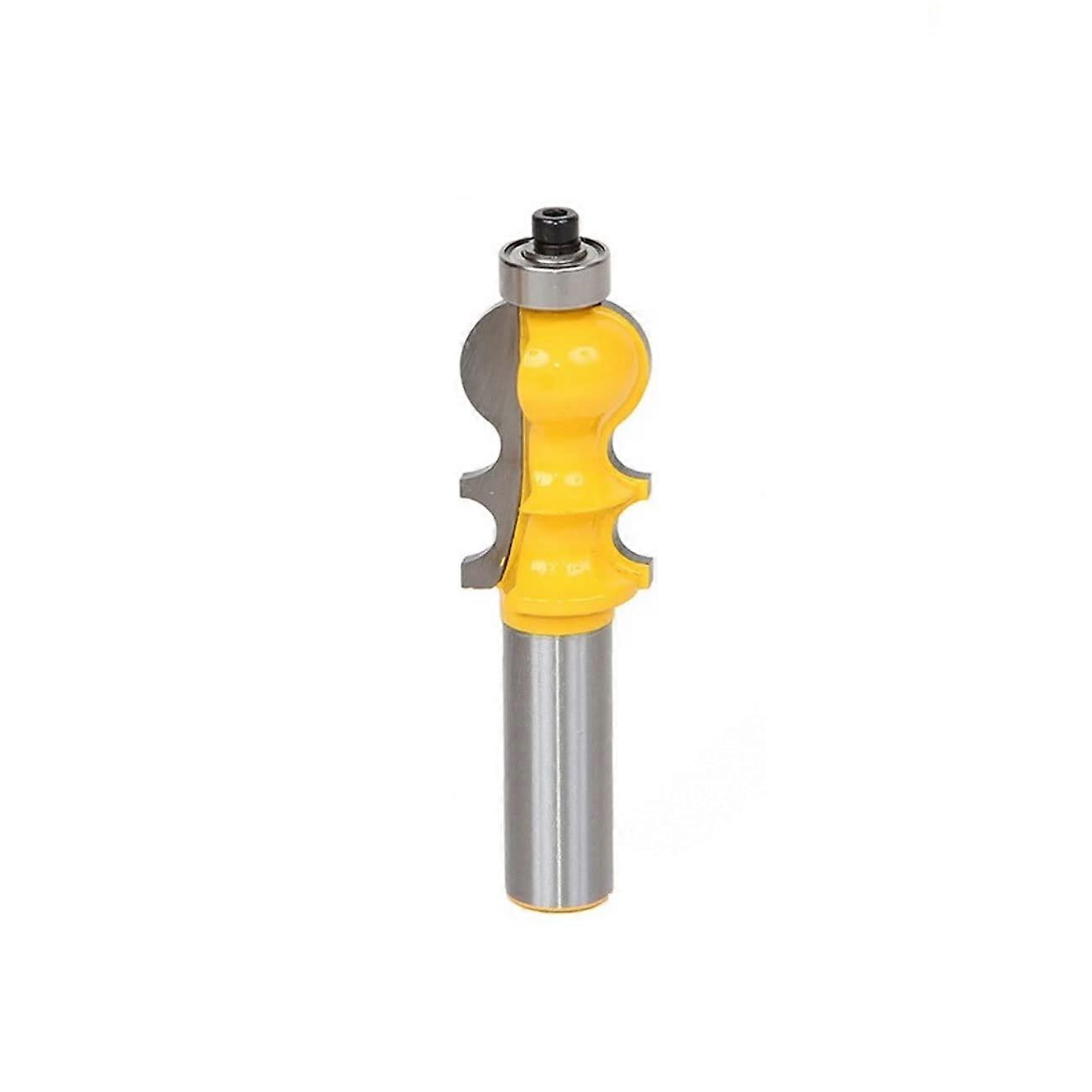 Router Bits 12mm Shank Cemented Carbide Molding Trimming Cutter for Wood Milling Power Tools DIY Size 16133-12mmShank