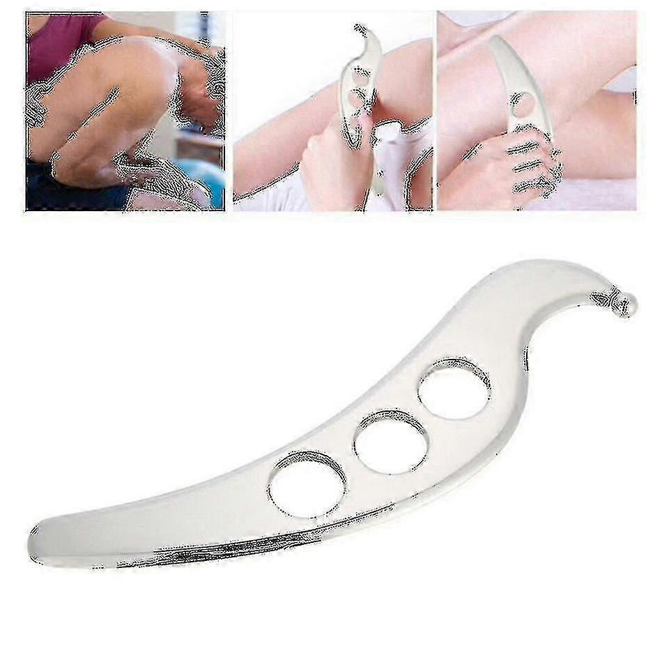 Acciaio inossidabile Gua Sha Tool Massaggiatore raschiante manuale Terapia fisica Strumento sano Dolore miofasciale