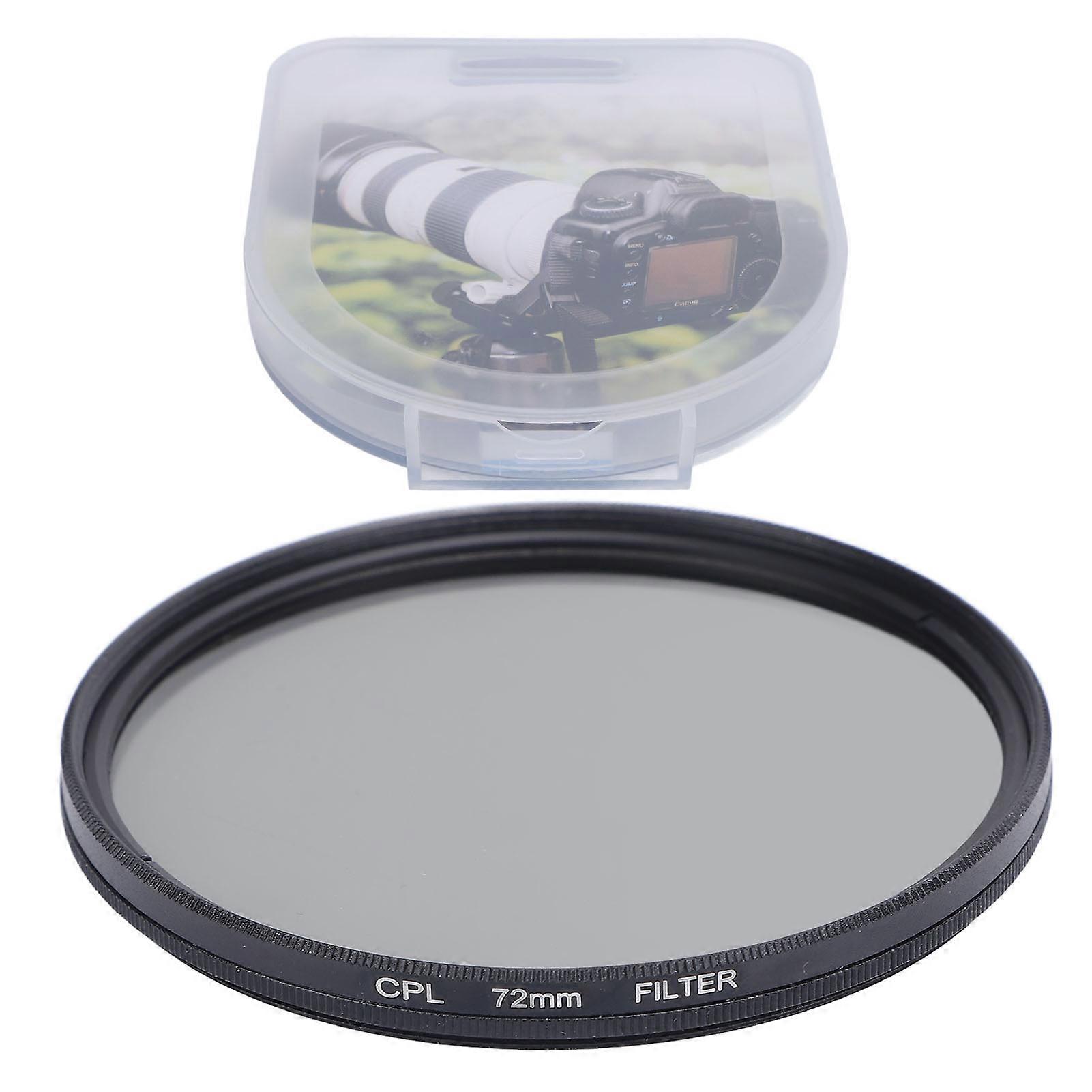 CPL Camera Filter: Enhance Landscapes & Reduce Glare with Optical Glass Polarizer