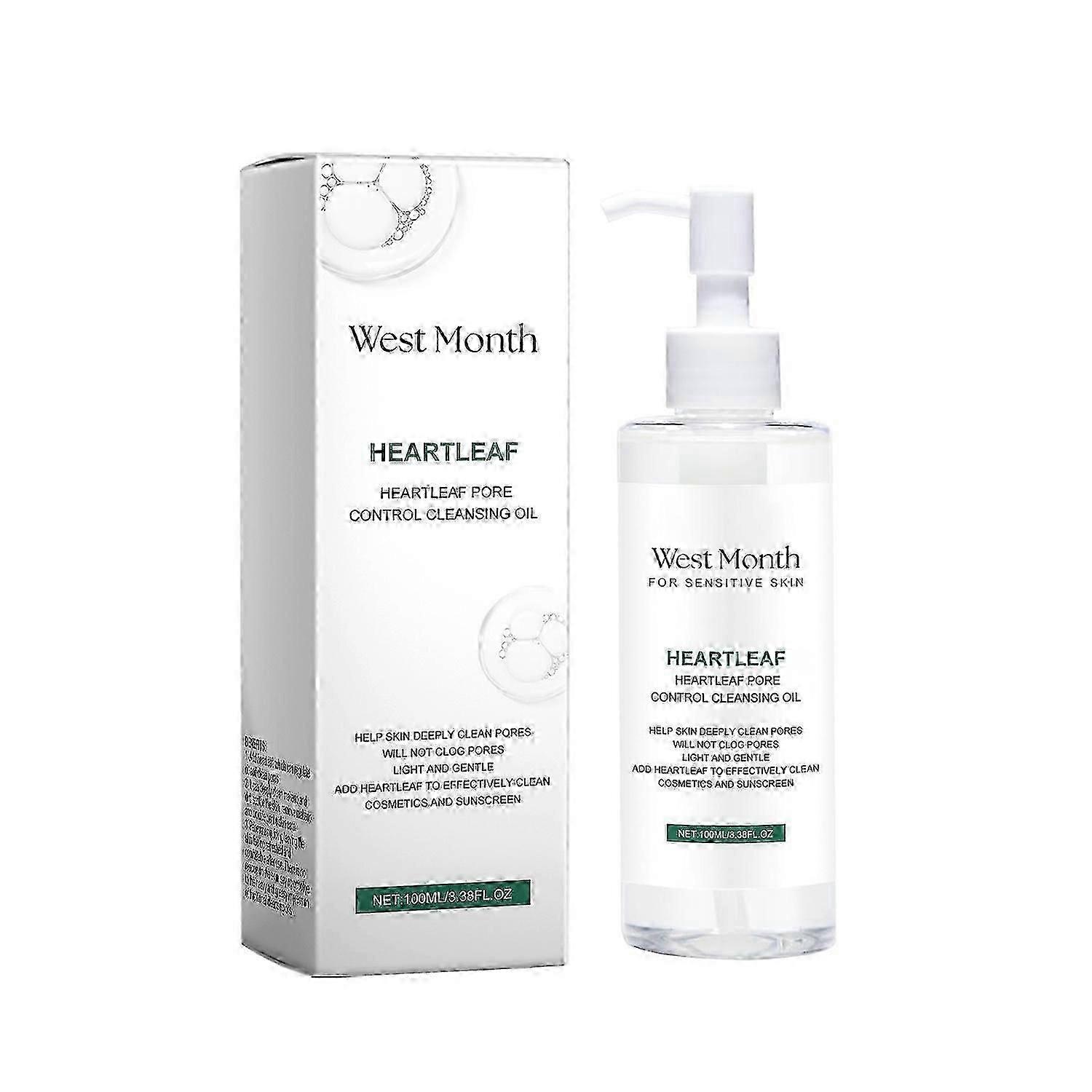 West&Month Pore Cleansing Oil Cleansing Face, Eyes And Lips Moisturizing Refreshing And Gentle Clean