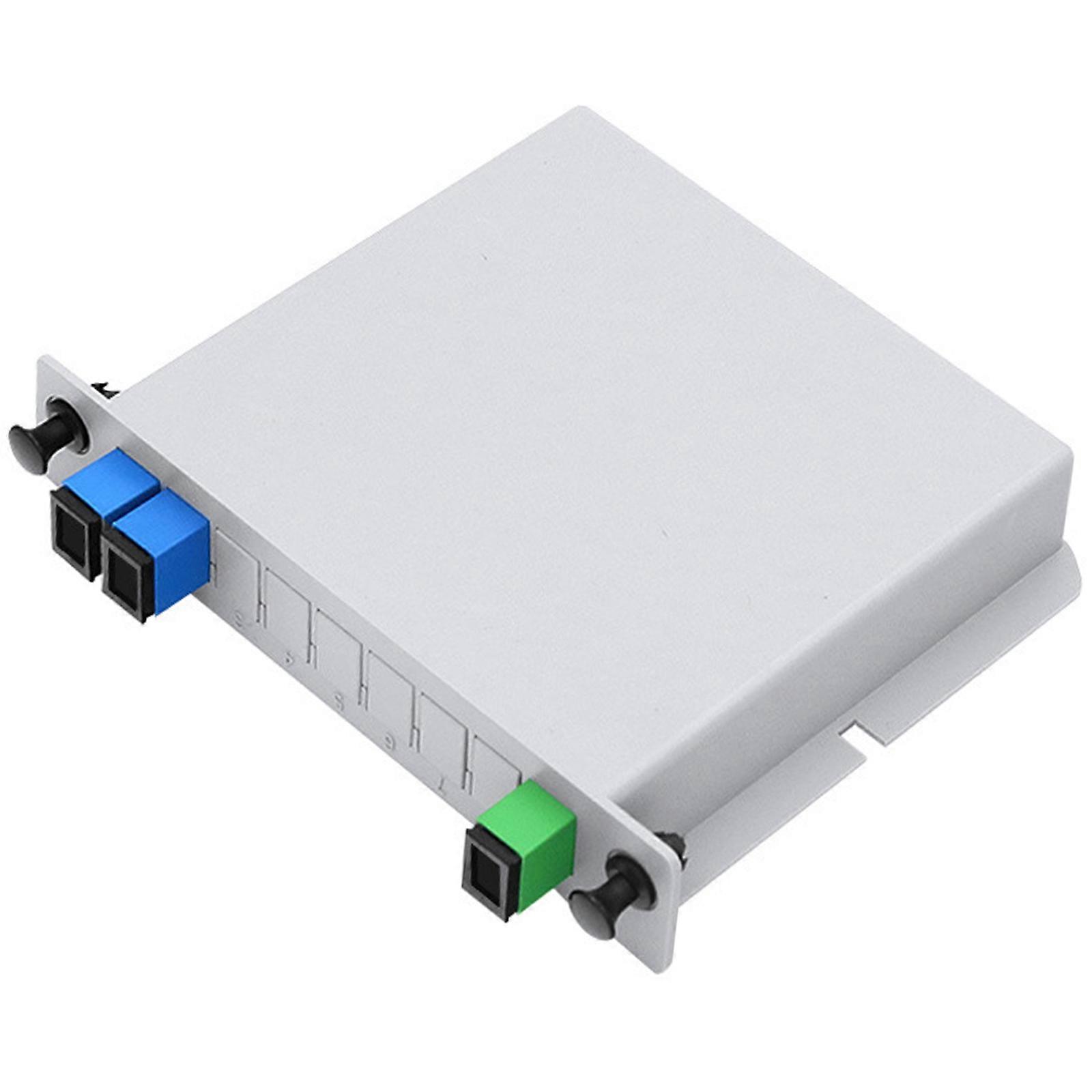 / Splitter in fibra PLC 1:2 con splitter ottico in ABS a bassa perdita Splitter in fibra Lan per applicazione in sala LAN e internet