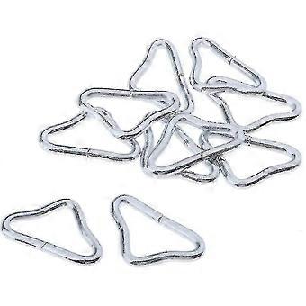 20 Stück Edelstahl Dreieck Ring Schnalle V- Ringe für Trampolin Ersatz Trampolin Matte Handwerk