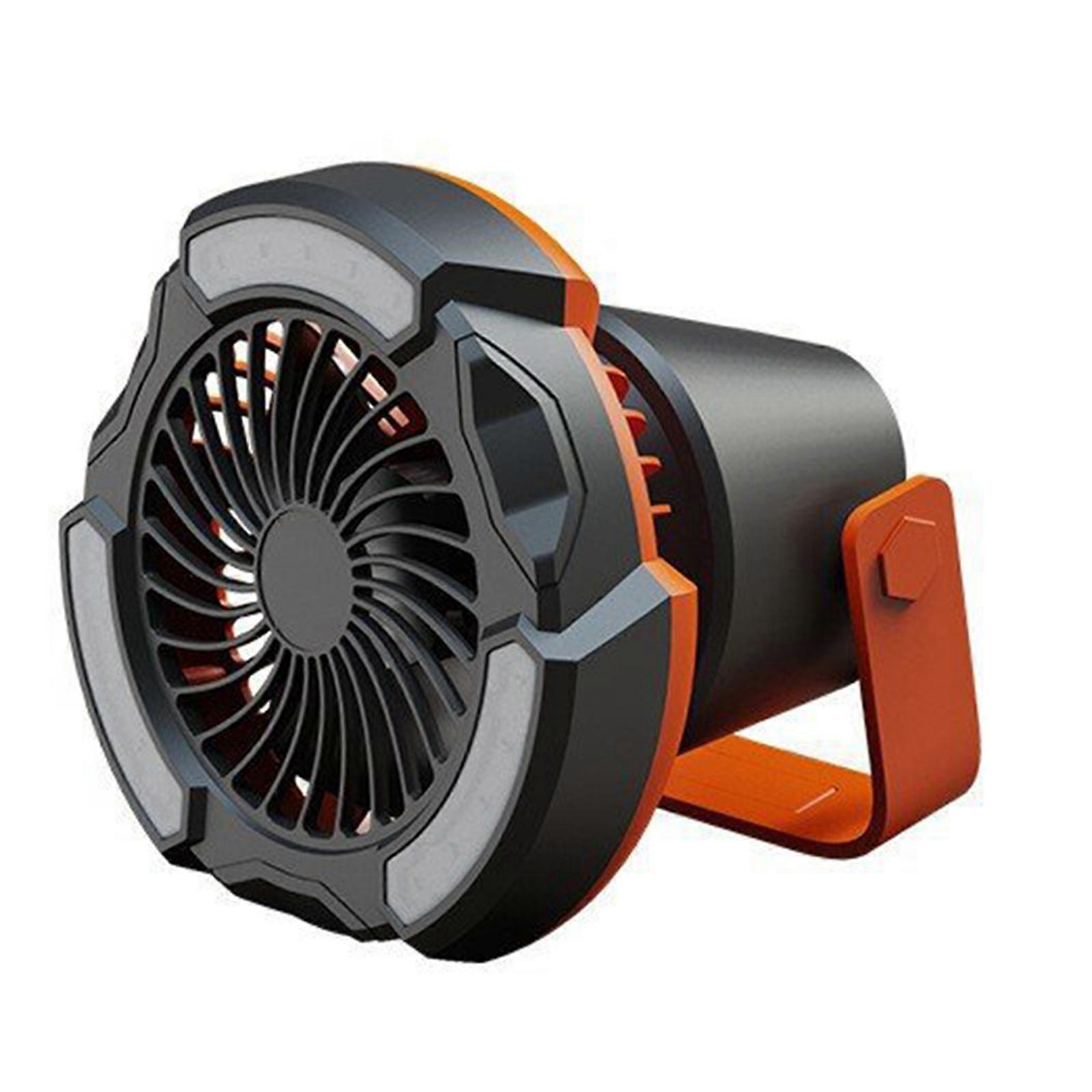 Battery Desk Fan with Built-in battery,Camping Fan Strong Wind,Quiet Operation 3-Speed Table Fan With Remote Function Multicolor