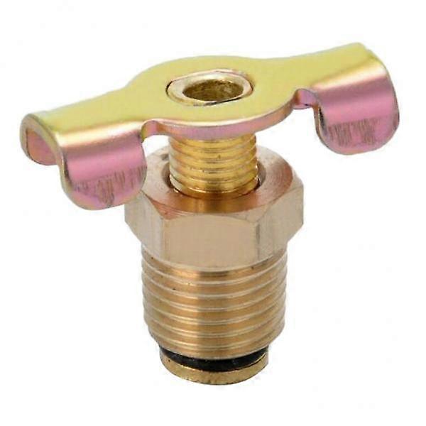 4xAir Tank Drain Valve Switch Plug Screw Brass with T-handle Home