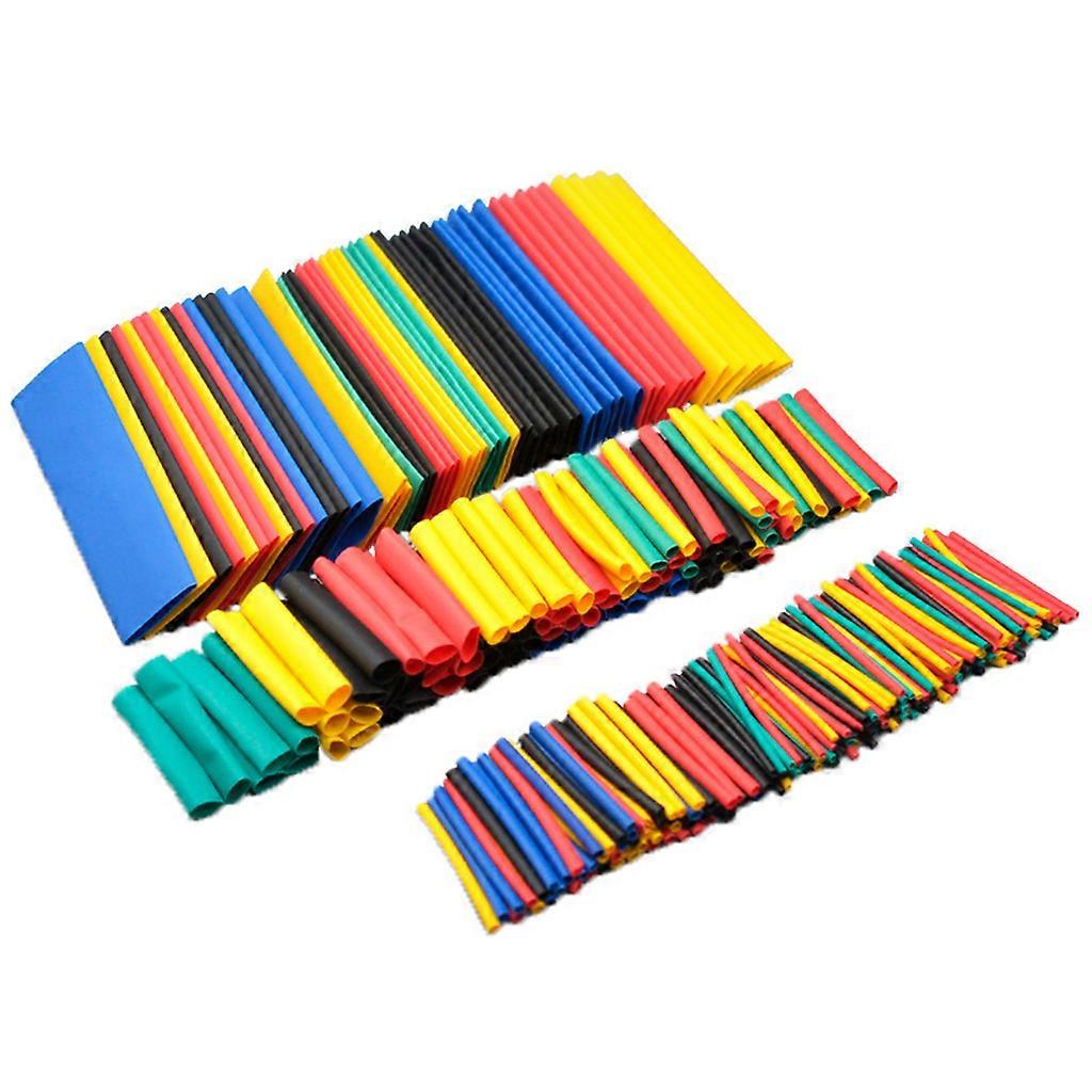 164 Pcs Electric Insulation Heat Shrink Tube Wire Shrink Wrap Assortment Kit Eco-Friendly Material Easy to Use 8 Sizes Multicolor