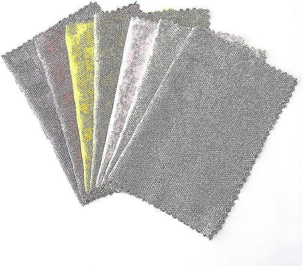 10-Pack Microfiber Cleaning Cloths for Glass & More