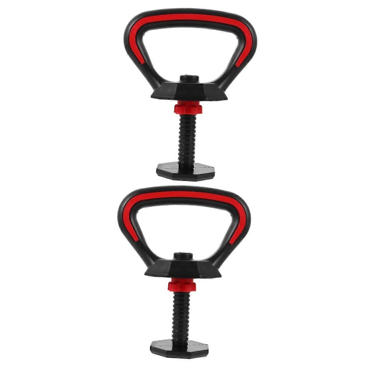 Kettlebell Set of 2 Adjustable Handles, Ergonomic Metal Dumbbell Replacement Handle for Weight Training