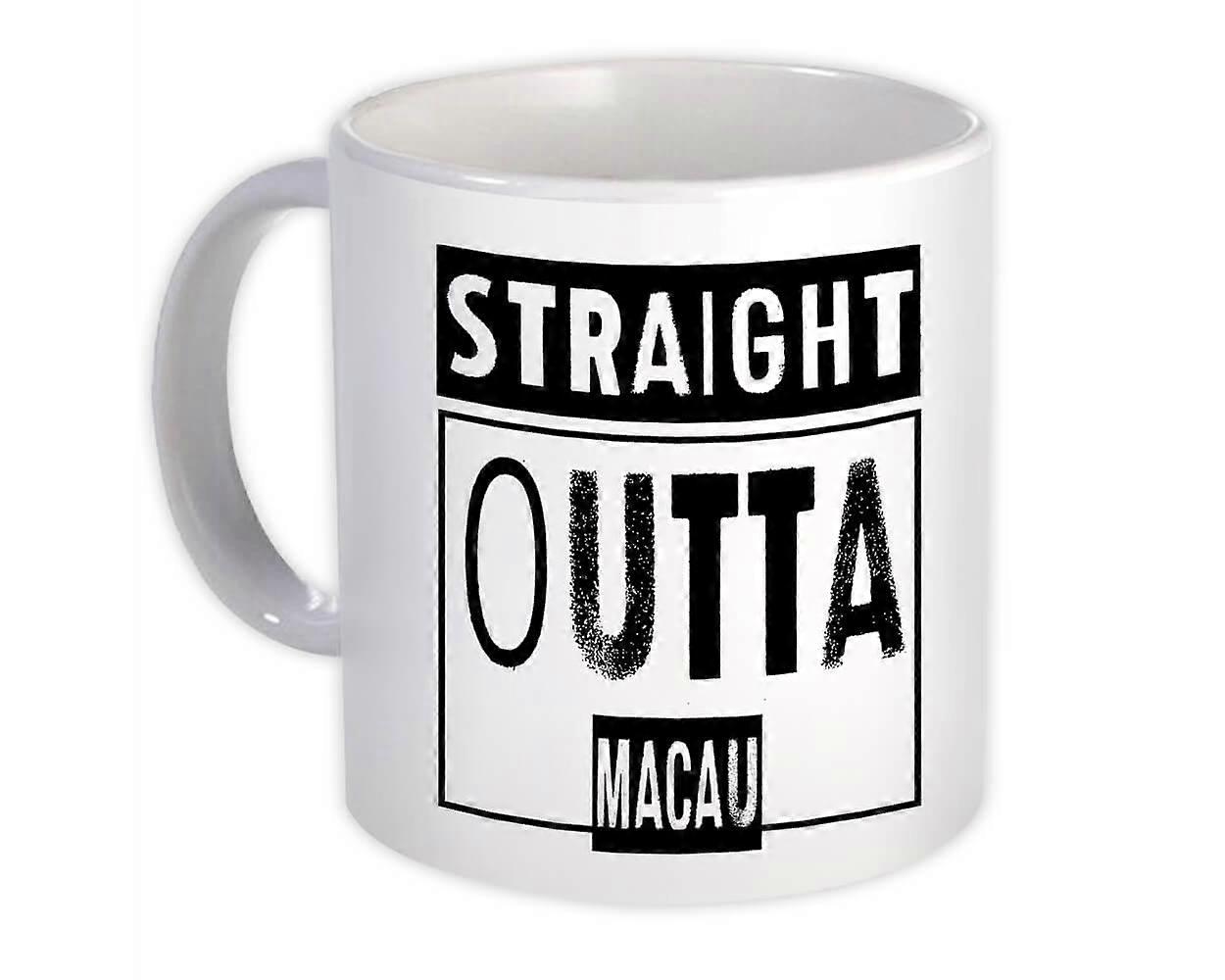 Caneca de Presente: Straight Outta Macau