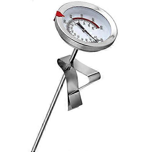 12 Mechanical Meat Thermometer Long Handle,, No Battery Required, Stainless Steel Frying Thermometer for Turkey, BBQ, Ref: 9413