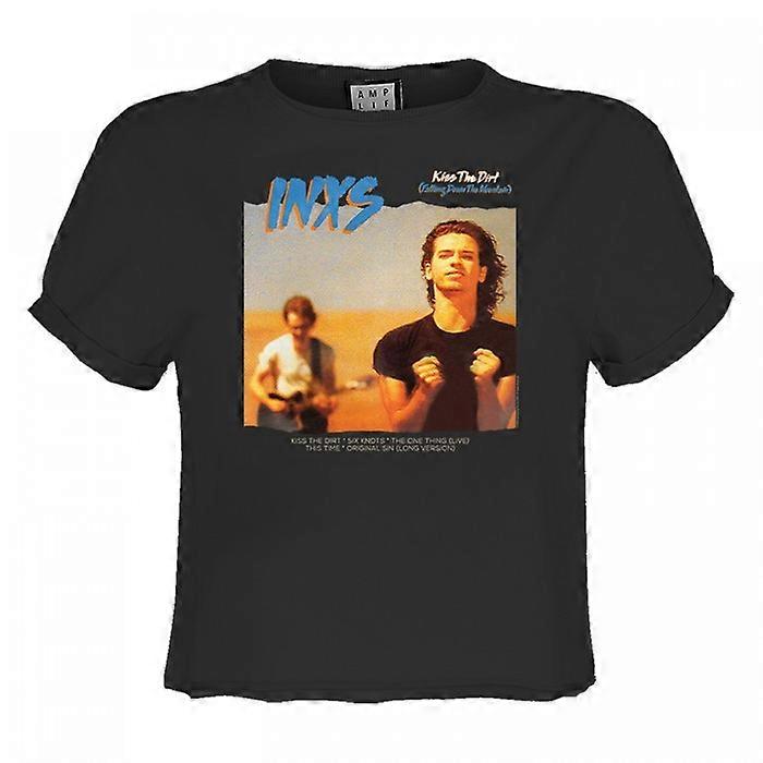 Amplified Womens/Ladies Kiss The Dirt INXS Crop Top