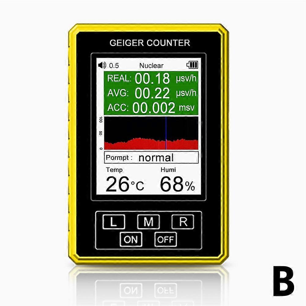 XR3 Pro(B)$ Geiger Nuclear Radiation Electromagnetic Radiation Detector Temperature and Humidity 4 in 1 XR3 PRO BR-9C