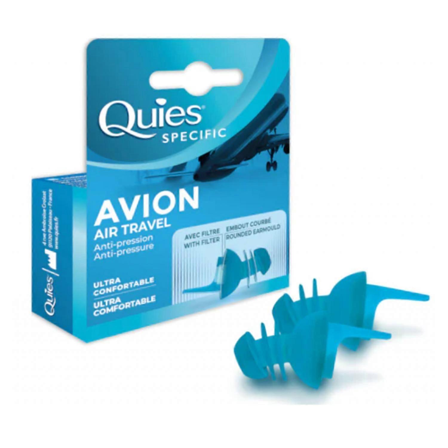 Quies Air Travel Flight Ear Plugs (1 Pair)